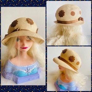 Vintage Coronet Fifth Ave NY Straw Hat